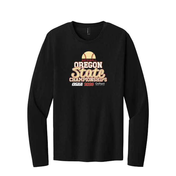Long Sleeve - OSAA 2026 State Baseball - Black