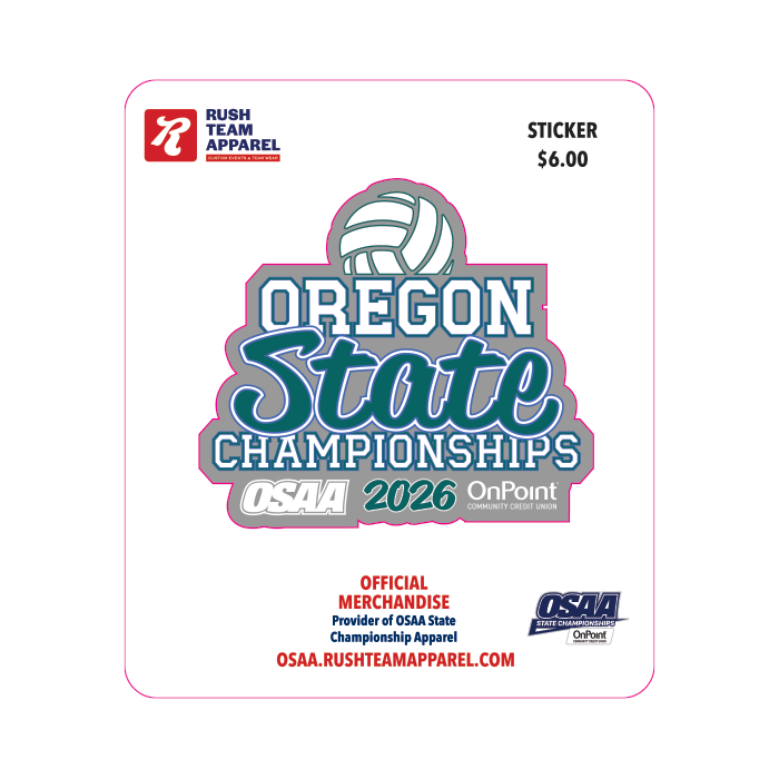Sticker - OSAA 2026 State Volleyball