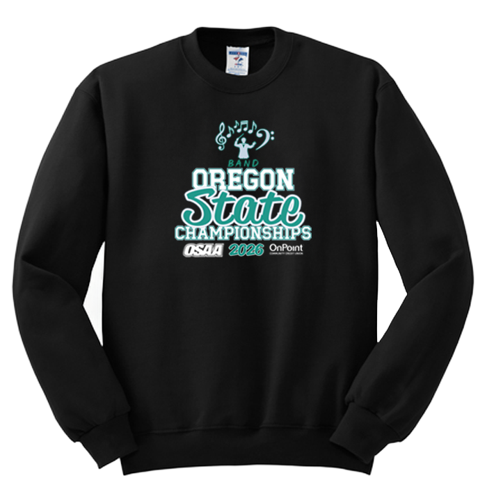 Crewneck - OSAA 2026 State Band - Black