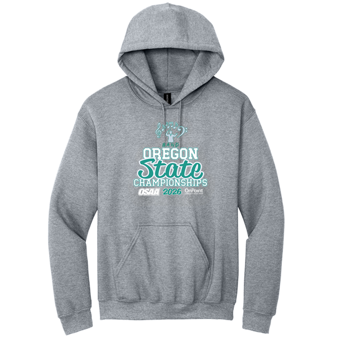 Hoodie - OSAA 2026 State Band - Athletic Heather