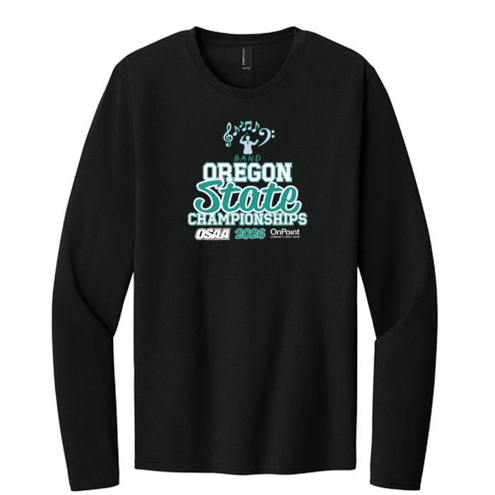 Long Sleeve - OSAA 2026 State Band - Black