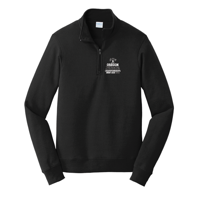 Fleece 1/4 Zip - OSAA 2026 State Band - Black