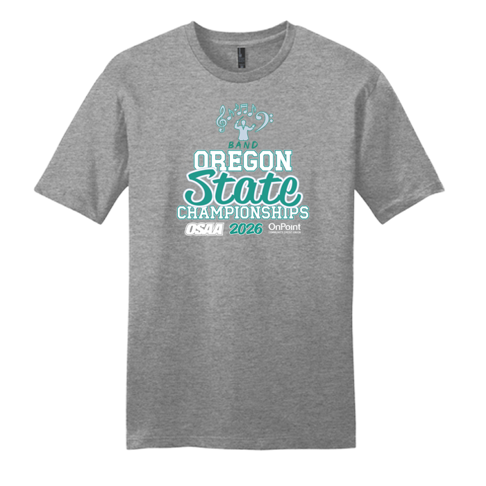Short Sleeve - OSAA 2026 State Band - Grey Frost