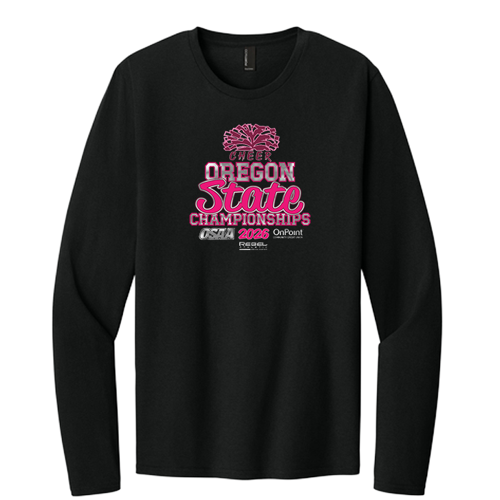 Long Sleeve - OSAA State Cheerleading 2026 - Black