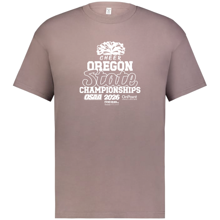 Oversize Short Sleeve - OSAA State Cheerleading 2026 - Shitake