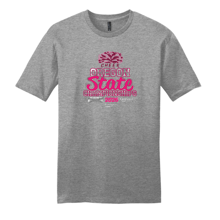 Short Sleeve - OSAA State Cheerleading 2026 - Grey Frost