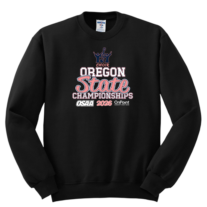 Crewneck - OSAA 2026 State Choir - Black