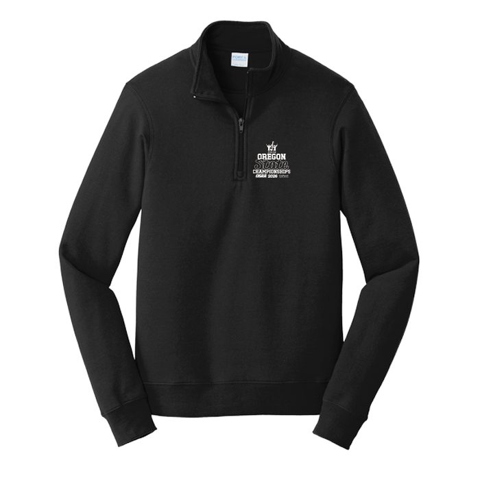 Fleece 1/4 Zip - OSAA 2026 State Choir - Black