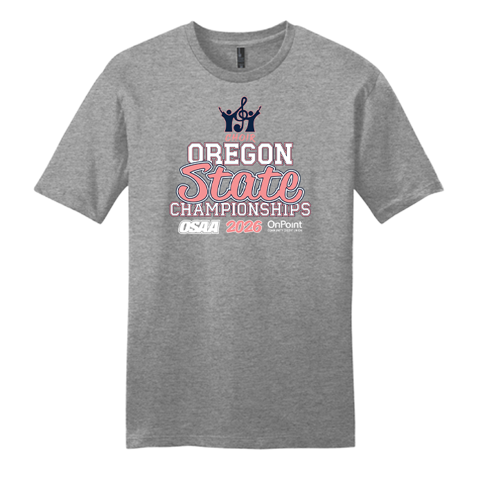 Short Sleeve - OSAA 2026 State Choir - Grey Frost