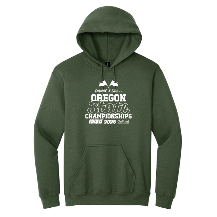 Hoodie - OSAA 2026 State Dance and Drill - Army Green