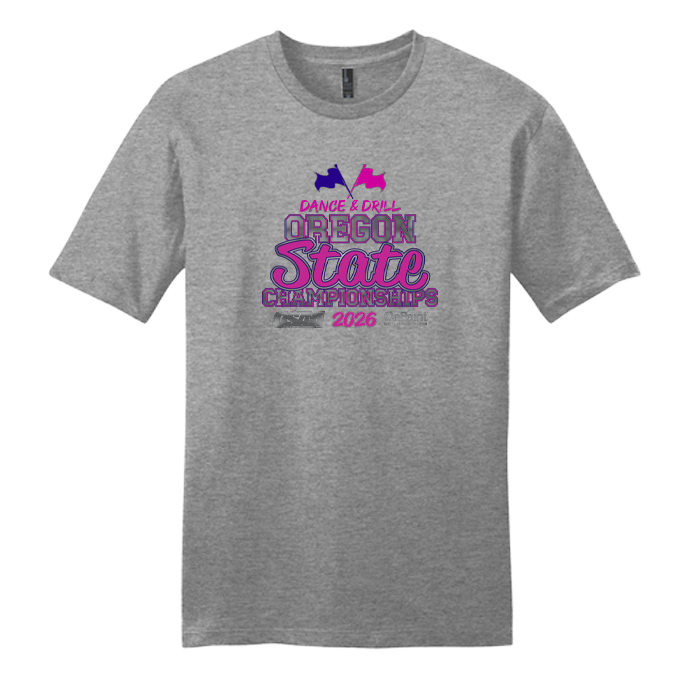 Short Sleeve - OSAA 2026 State Dance and Drill - Grey Frost