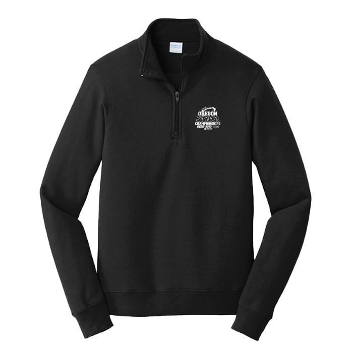 Fleece 1/4-Zip - OSAA 2025 State Football - Black
