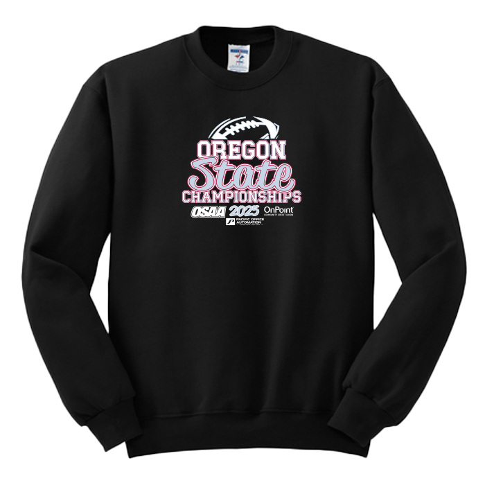Crewneck - OSAA 2025 State Football - Black