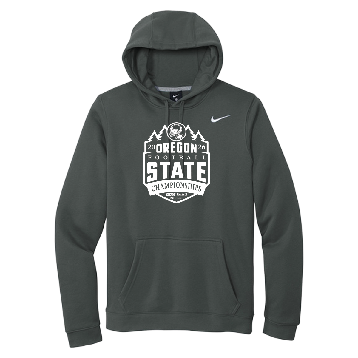 Nike Hoodie - OSAA 2026 State Football - Anthracite