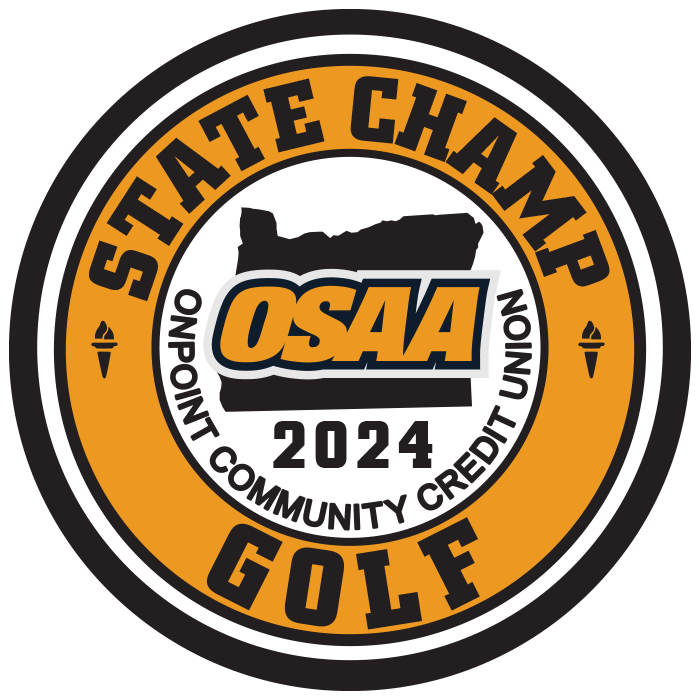 CHAMP Patch - OSAA 2023-2024 State Championships - Gold/Black