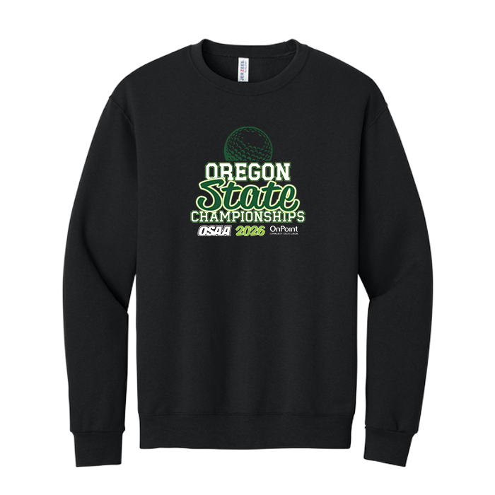 Crewneck - OSAA 2026 State Golf - Black