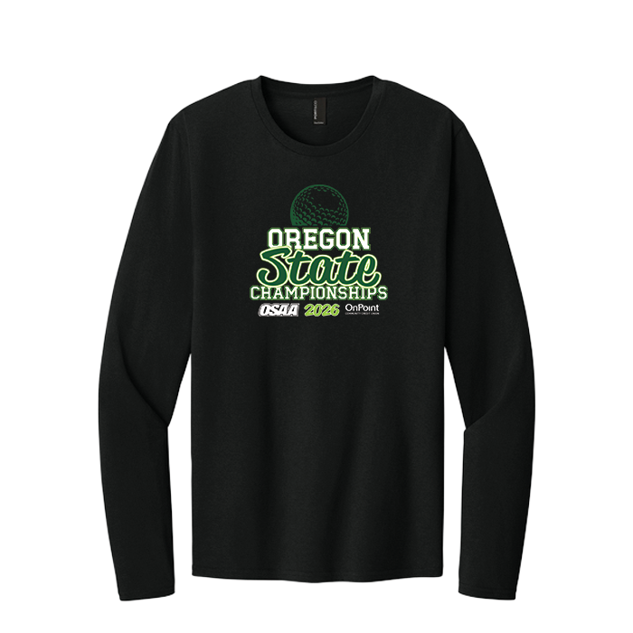 Long Sleeve - OSAA 2026 State Golf - Black