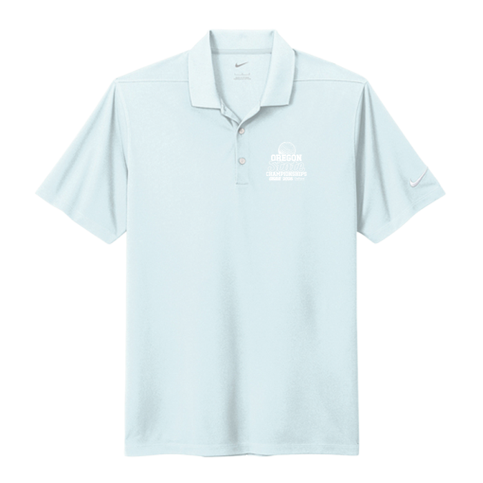 Nike Pique Polo - OSAA 2026 State Golf - Blue Tint
