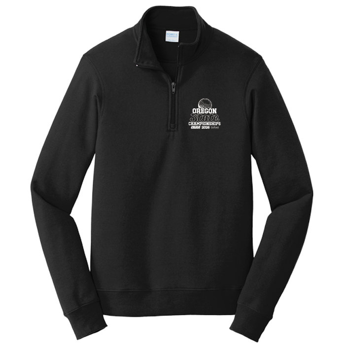 Fleece 1/4 Zip - OSAA 2026 State Golf - Black