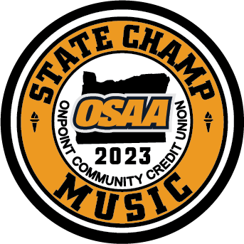 CHAMP Patch - OSAA 2022-2023 State Championships - Gold/Black
