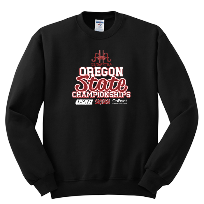 Crewneck - OSAA 2026 State Orchestra - Black
