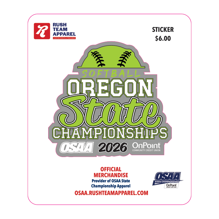 Sticker - OSAA 2026 State Softball