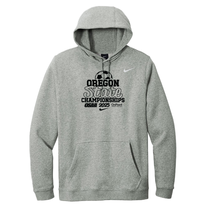Nike Hoodie - OSAA 2025 State Soccer - Dark Grey Heather