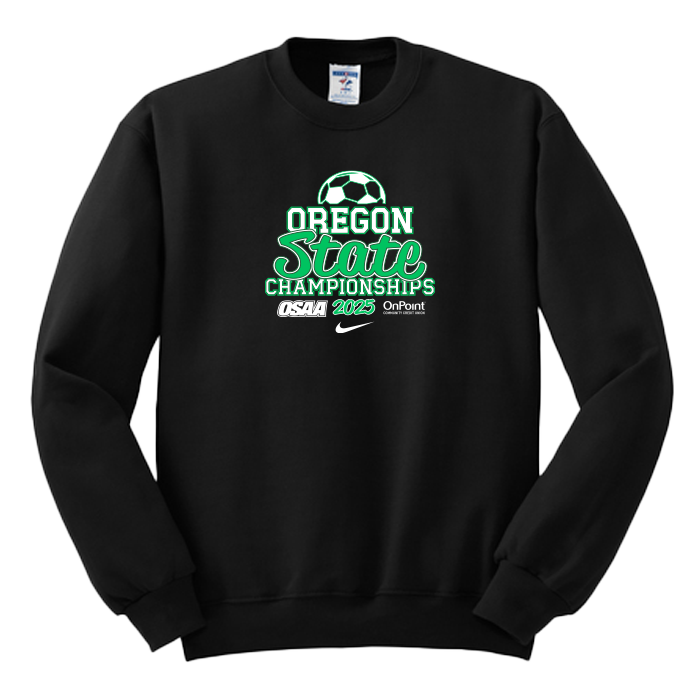 Crewneck - OSAA 2025 State Soccer - Black