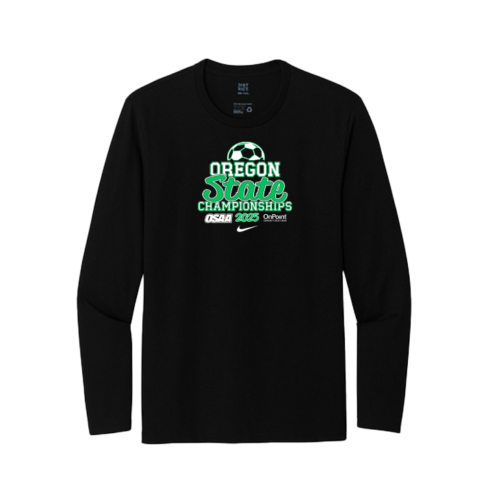 Long Sleeve - OSAA 2025 State Soccer - Black