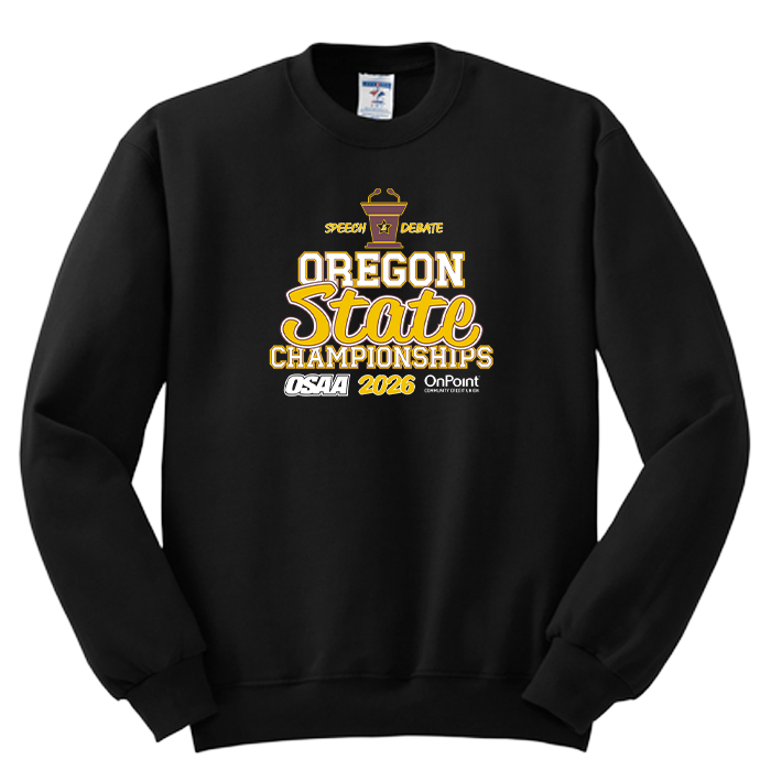 Crewneck - OSAA 2026 State Speech and Debate - Black