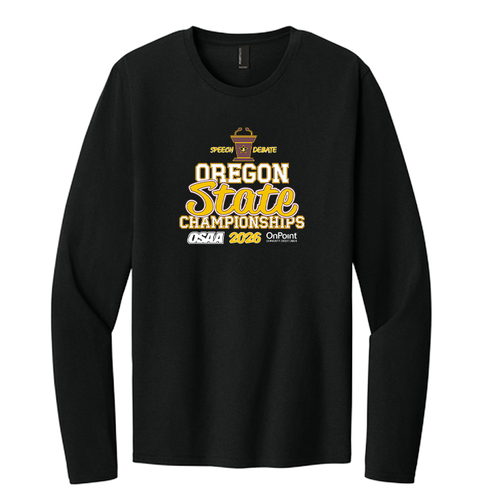 Long Sleeve - OSAA 2026 State Speech and Debate - Black