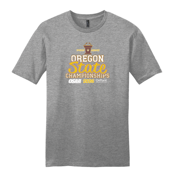 Short Sleeve - OSAA 2026 State Speech and Debate - Grey Frost
