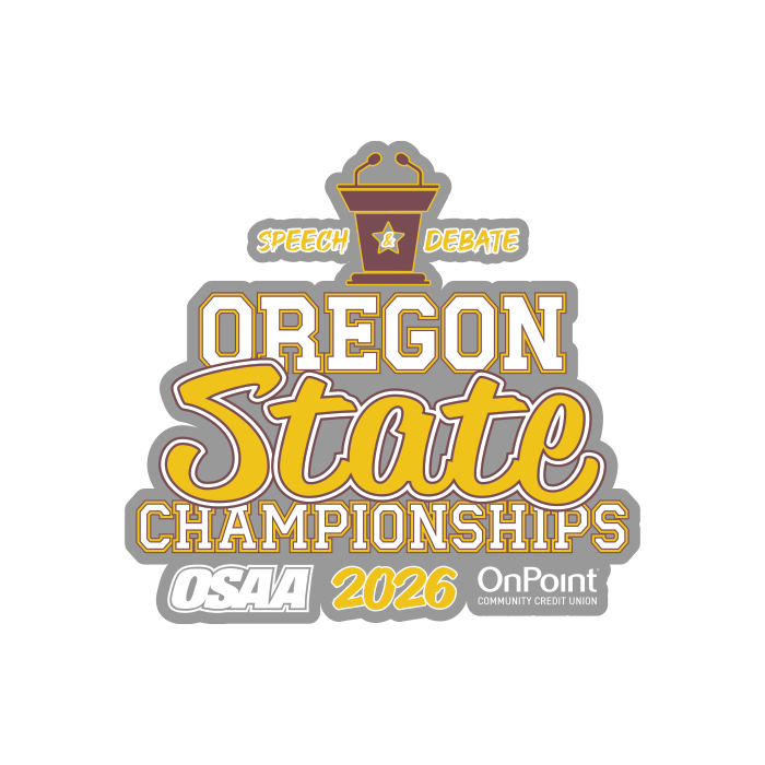 Pin - OSAA 2026 State Speech and Debate