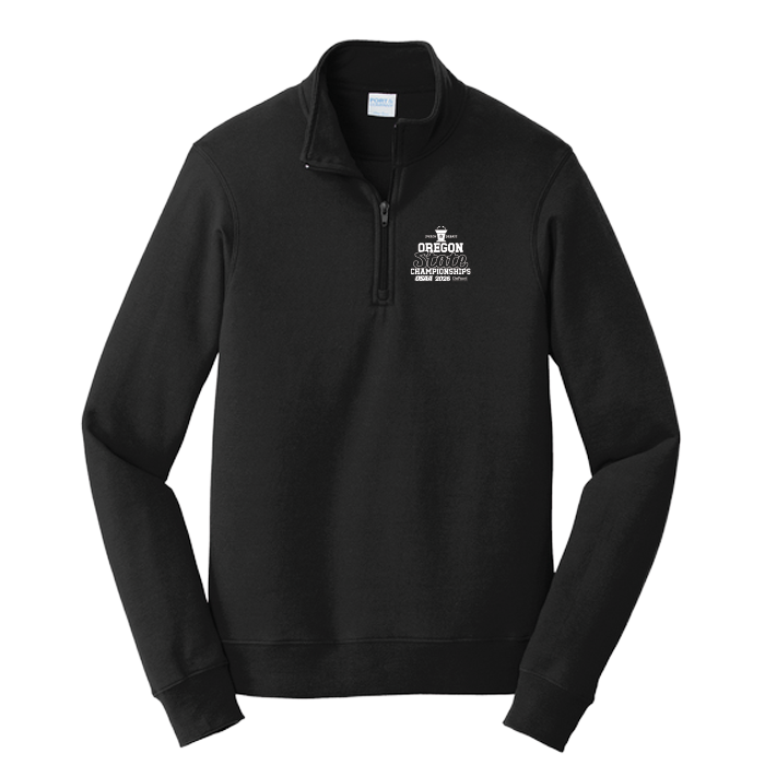 Fleece 1/4 Zip - OSAA 2026 State Speech and Debate - Black