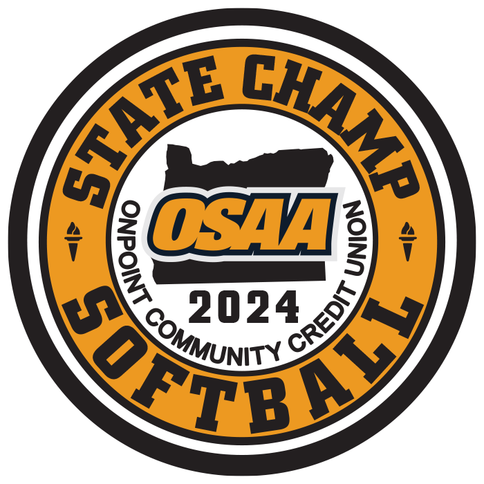 CHAMP Patch - OSAA 2023-2024 State Championships - Gold/Black