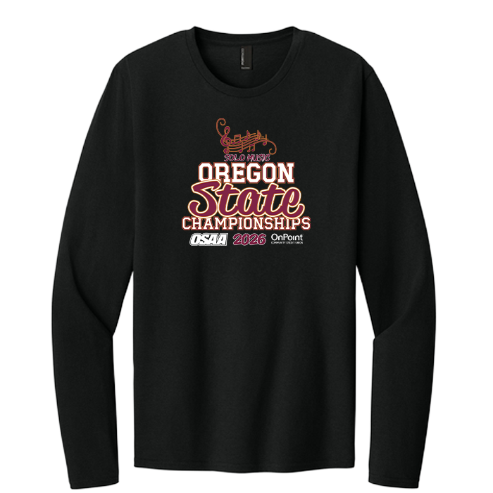 Long Sleeve - OSAA 2026 State Solo Music - Black