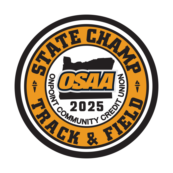 CHAMP Patch - OSAA 2024-2025 State Championships - Gold/Black