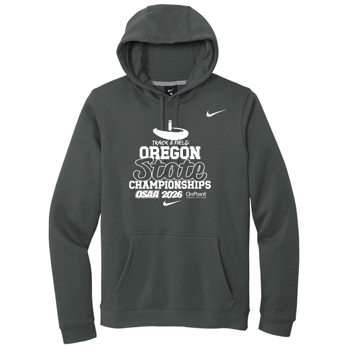 Nike Hoodie - OSAA 2026 State Track and Field - Anthracite