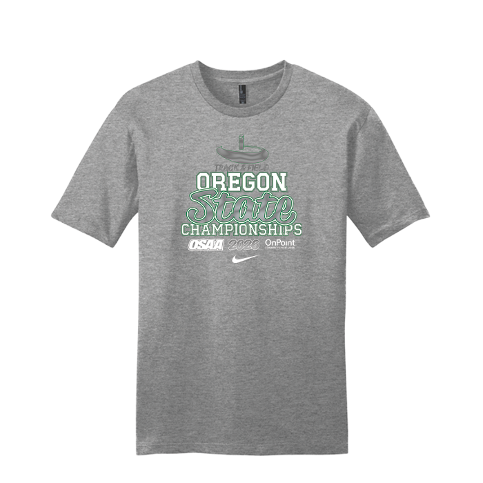 Short Sleeve - OSAA 2026 State Track and Field - Grey Frost