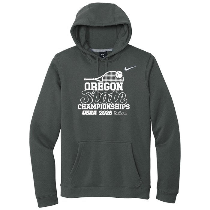 Nike Hoodie - OSAA 2026 State Tennis - Anthracite