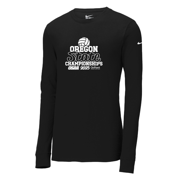 Dri FIT Long Sleeve - OSAA 2025 State Volleyball - Black