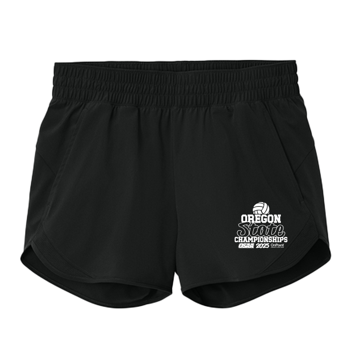 Ladies Shorts - OSAA 2025 State Volleyball - Black