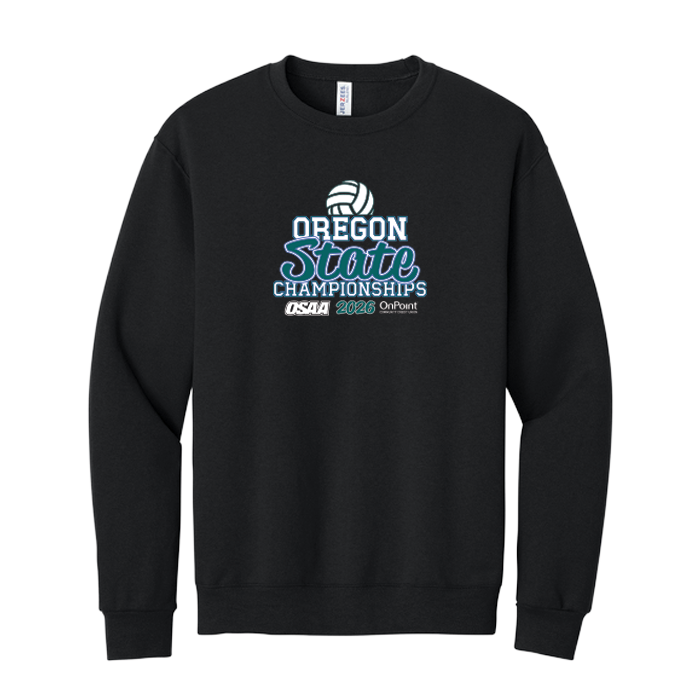 Crewneck - OSAA 2026 State Volleyball - Black