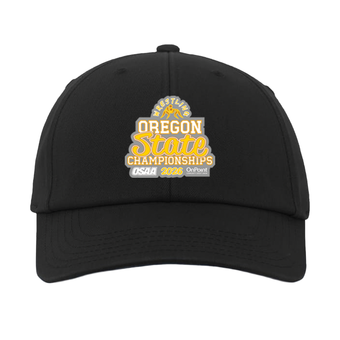 Baseball Cap - OSAA 2026 State Wrestling - Black