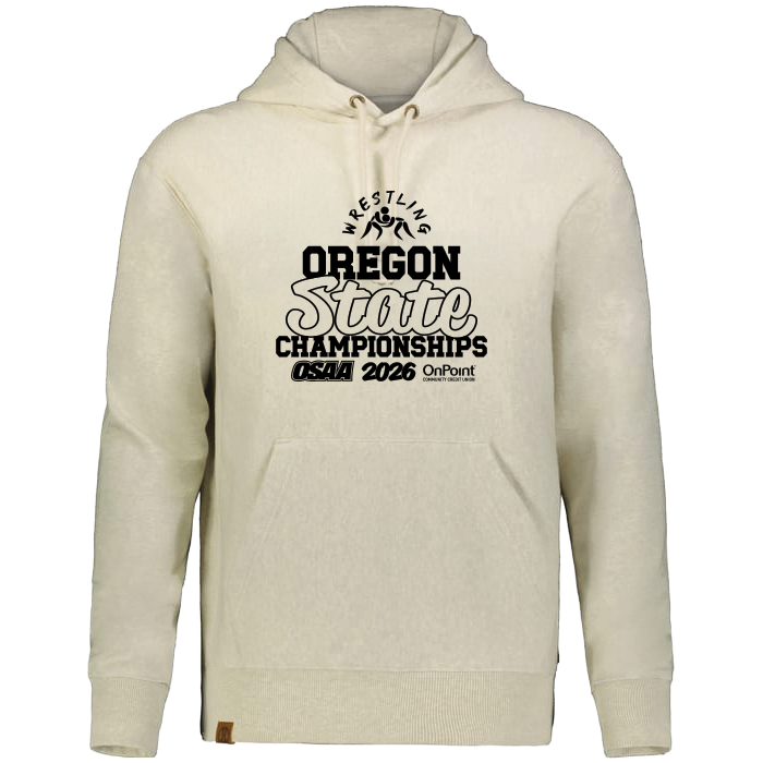 Hoodie - OSAA 2026 State Wrestling - Vintage Birch Heather