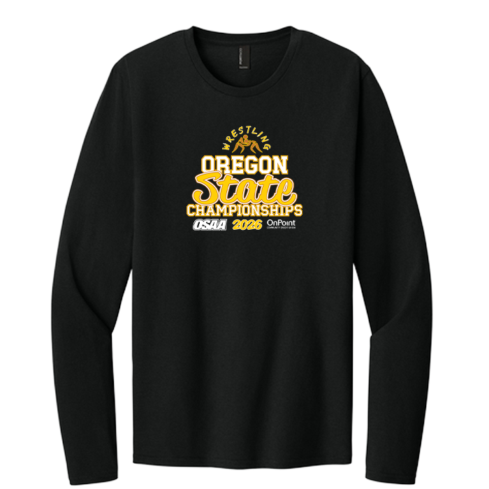 Long Sleeve - OSAA 2026 State Wrestling - Black