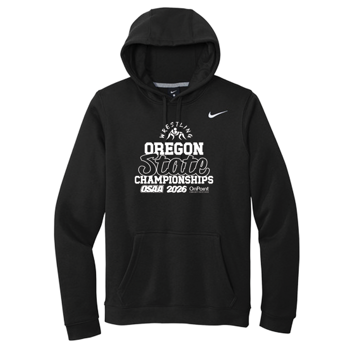 Nike Hoodies - OSAA 2026 State Wrestling - Black