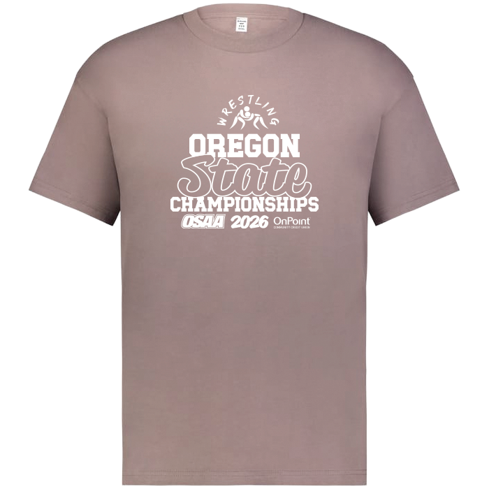 Oversize Short Sleeve - OSAA 2026 State Wrestling - Shitake