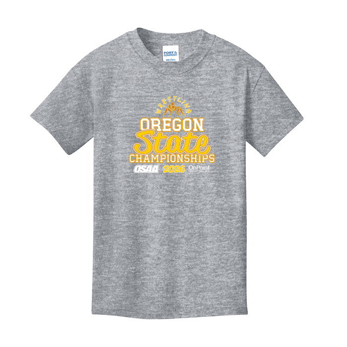 Short Sleeve - OSAA 2026 State Wrestling - Grey Frost