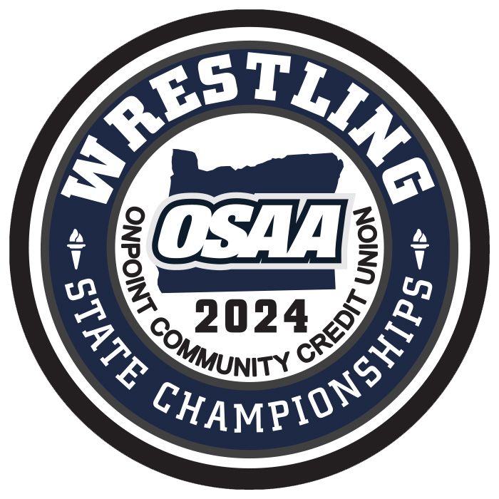 Patch - OSAA 2023-2024 State Championships - Blue/White